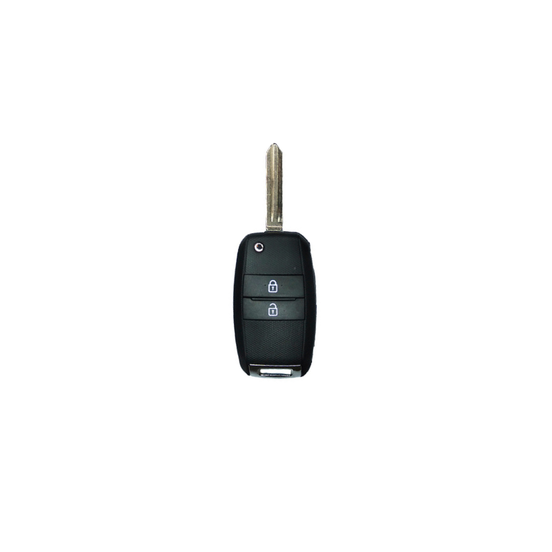 CARCASA MANDO PLEG KIA 2 BOTONES HYN14R