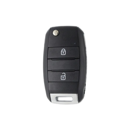 CARCASA TELEMANDO PLEGABLE KIA 2 BOTONES HYN17