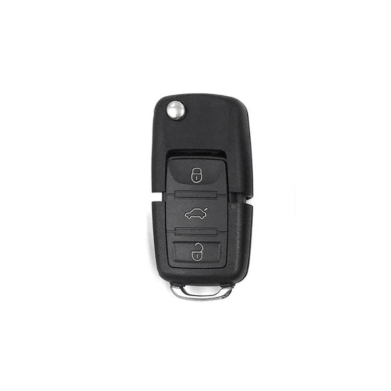 TELEMANDO KEYDIY KDB03 3 BOTONES TIPO VAG CROMADO