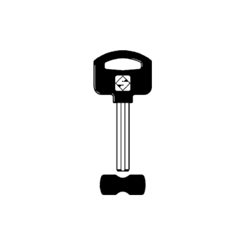 LLAVE VEHICULO CAB. PLASTICO ESPECIAL (acero)