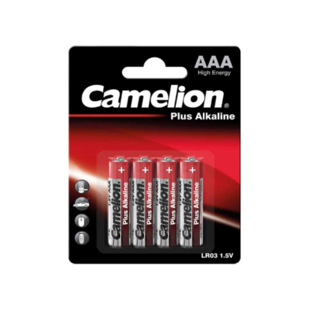 PACK 4 PILAS ALCALINAS LR03 / AAA CAMELION