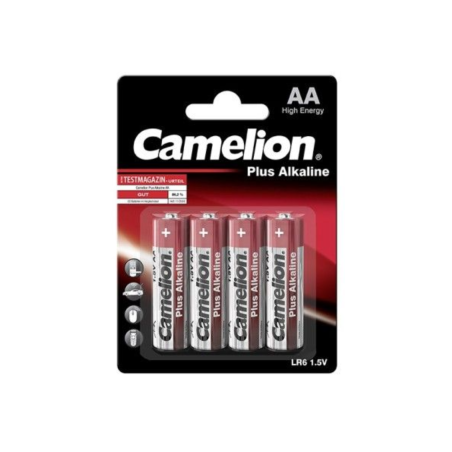 PACK 4 PILAS ALCALINAS LR06 / AA CAMELION