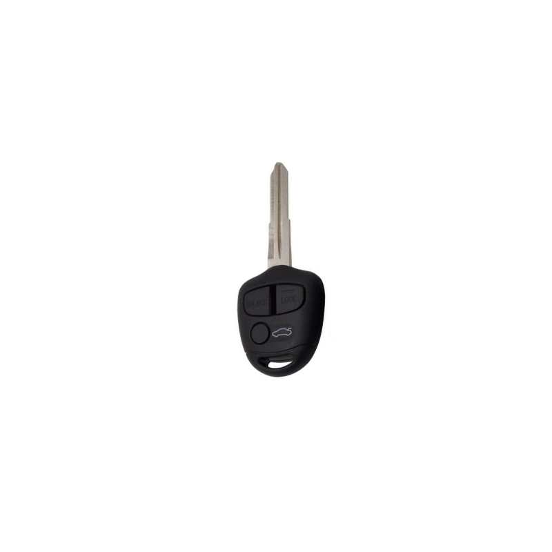 CARCASA MANDO FIJO MITSUBISHI 3 BOTONES  MIT8