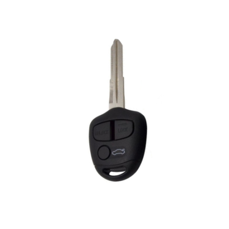 CARCASA MANDO FIJO MITSUBISHI 3 BOTONES  MIT8