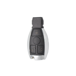 CARCASA MANDO MERCEDES KEYLESS 3 BOT CROMADA