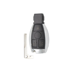 CARCASA MANDO MERCEDES KEYLESS 3 BOT CROMADA