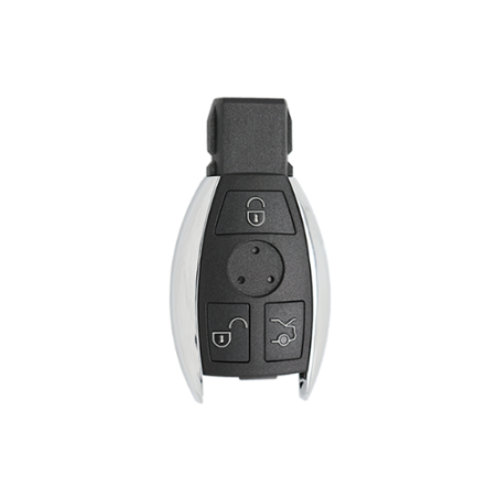 CARCASA MANDO MERCEDES 3 BOTONES CROMADA