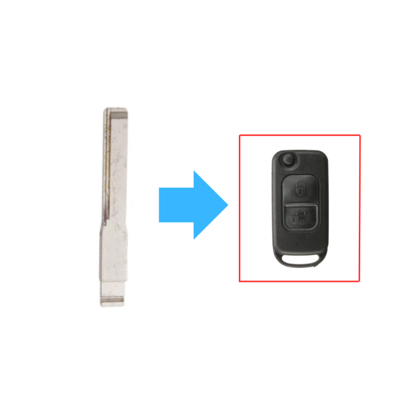 ESPADIN PARA MANDO PLEGABLE MERCEDES  HU64