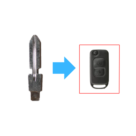 ESPADIN PARA MANDO PLEGABLE MERCEDES  HU39