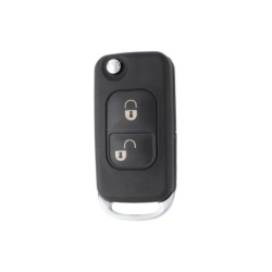 CARCASA MANDO PLEGABLE MERCEDES 2 BOTONES  YM15