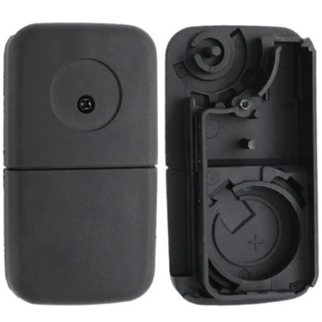 CARCASA MANDO PLEGABLE MERCEDES 2 BOTONES  YM15