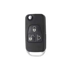 CARCASA MANDO PLEGABLE MERCEDES 3 BOTONES  YM15