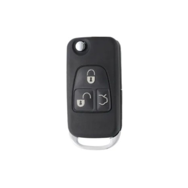 CARCASA MANDO PLEGABLE MERCEDES 3 BOTONES  YM15