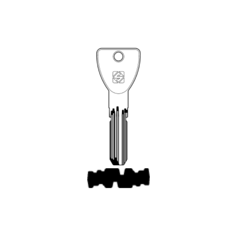 LLAVE LATON SEGURIDAD ECOTOP