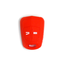 FUNDA MANDO FIJO OPEL ROJO 2 BOTONES