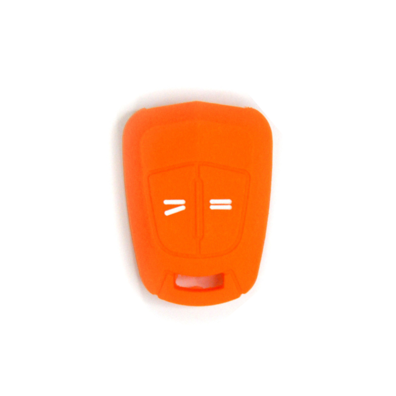 FUNDA MANDO FIJO OPEL NARANJA 2 BOTONES