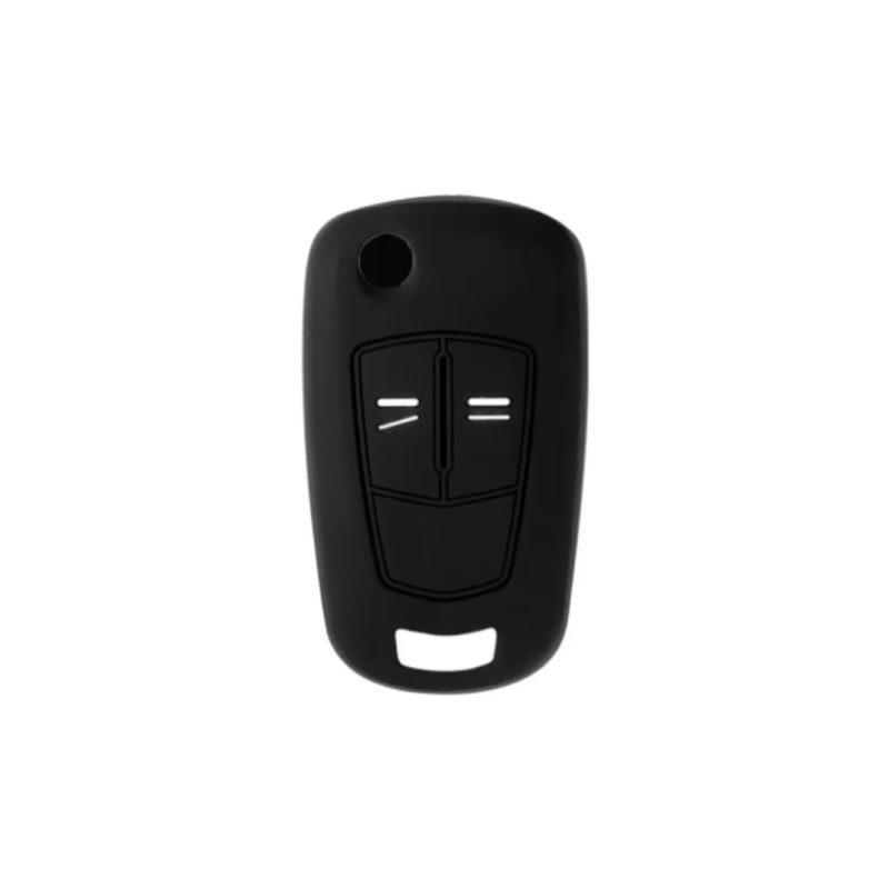 FUNDA MANDO PLEG OPEL NEGRO 2 BOTONES