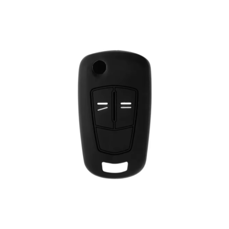FUNDA MANDO PLEG OPEL NEGRO 2 BOTONES