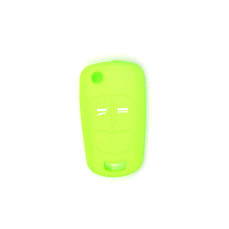 FUNDA MANDO PLEG OPEL VERDE 2 BOTONES