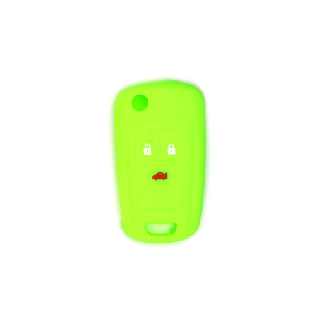 FUNDA MANDO PLEG OPEL VERDE CLARO 3 BOTONES