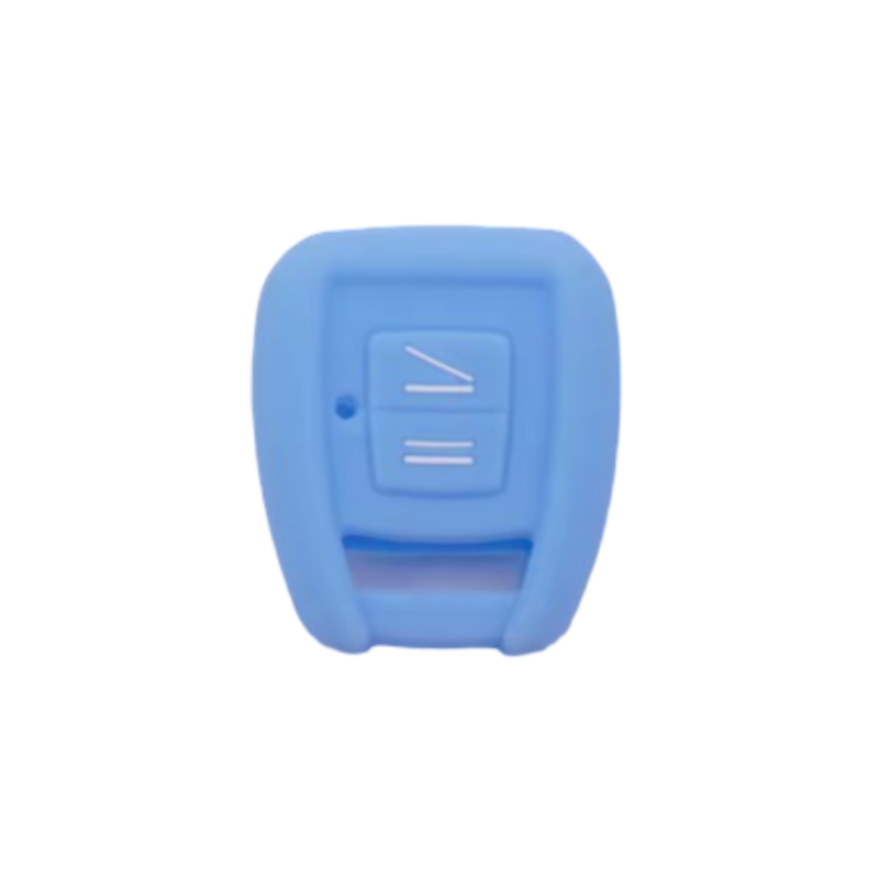 FUNDA MANDO FIJO OPEL AZUL CLARO 2 BOTONES