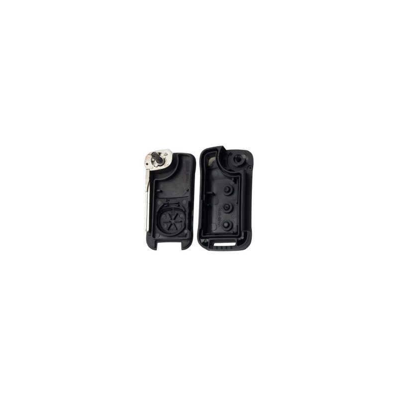 CARCASA TELEMANDO PLEG. PORCHE 3 BOTONES  (HU66)