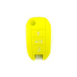 FUNDA MANDO PEUGEOT VERDE 3 BOTONES