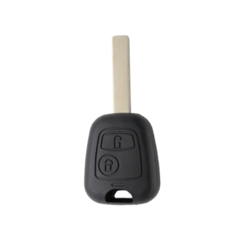 CARCASA MANDO FIJO PSA 2 BOTONES  HU83