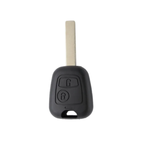 CARCASA MANDO FIJO PSA 2 BOTONES  HU83