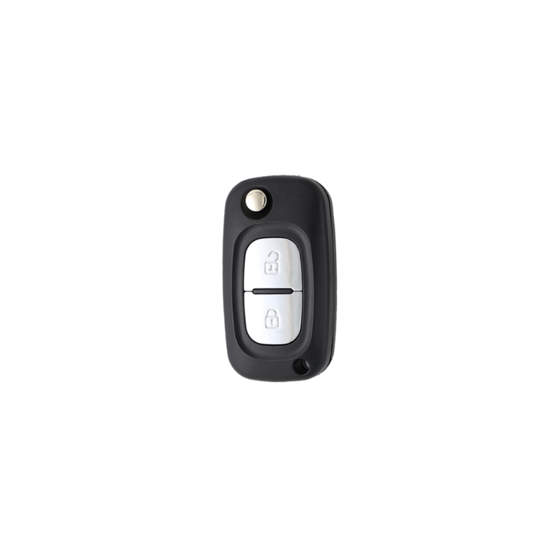 CARCASA MANDO PLEGABLE RENAULT 2 BOTONES  VA2