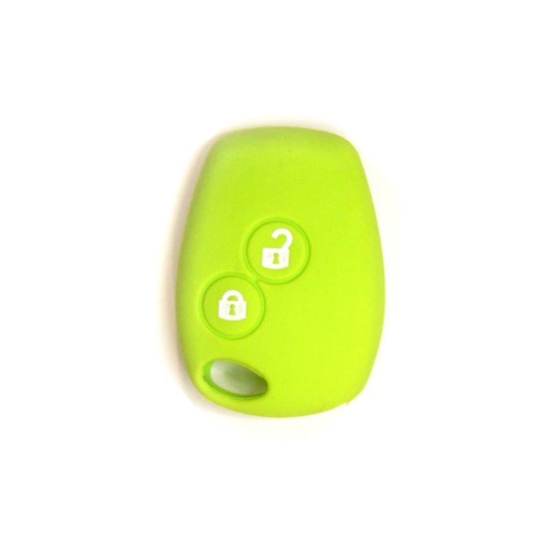 FUNDA MANDO FIJO RENAULT VERDE CLARO 2 BOTONES RED