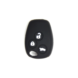 FUNDA MANDO FIJO RENAULT NEGRO 3 BOTONES REDONDOS