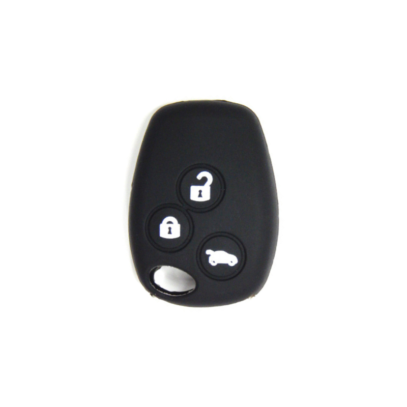 FUNDA MANDO FIJO RENAULT NEGRO 3 BOTONES REDONDOS