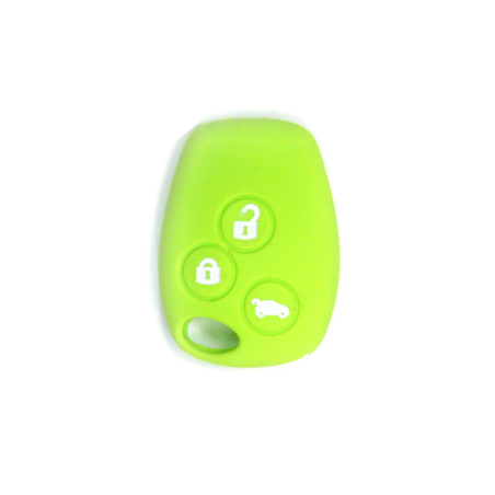 FUNDA MANDO FIJO RENAULT VERDE CLARO 3 BOTONES RED
