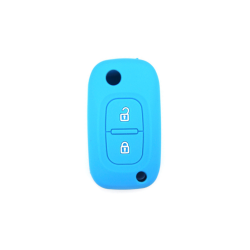 FUNDA MANDO PLEGABLE RENAULT AZUL 2 BOTONES