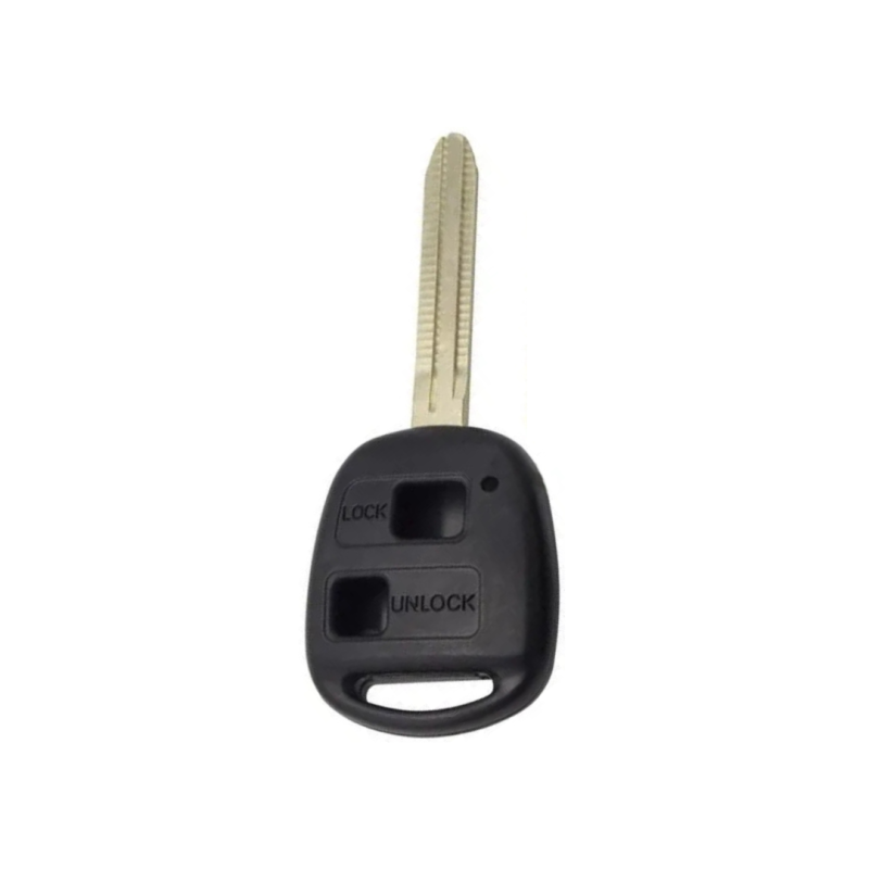 CARCASA MANDO FIJO TOYOTA 2 BOTONES TOY43