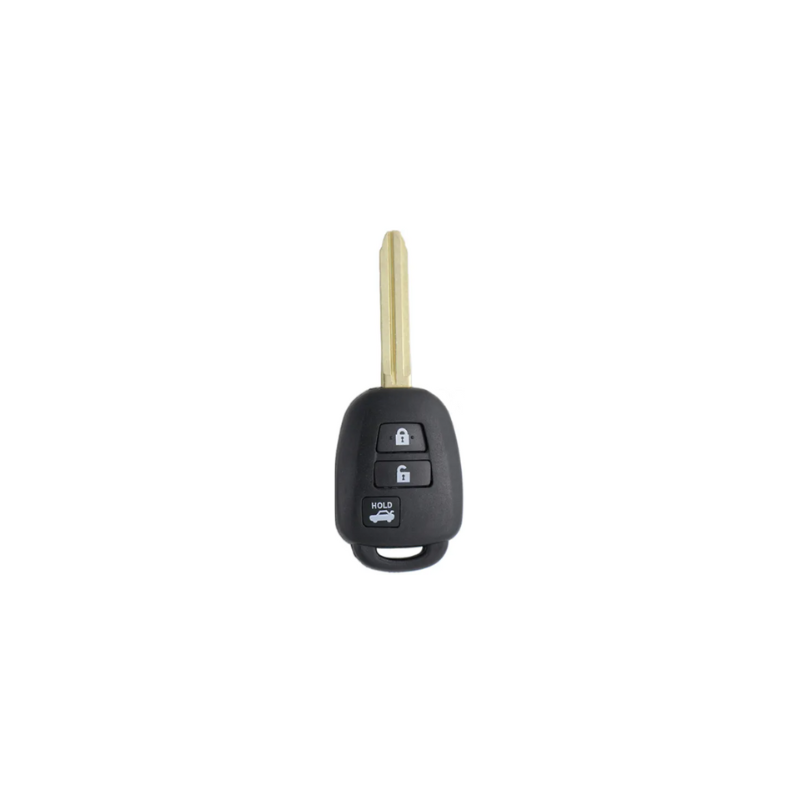 CARCASA MANDO FIJO TOYOTA 3 BOTONES