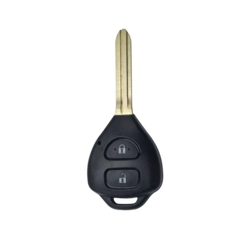 CARCASA MANDO FIJO TOYOTA 2 BOTONES TOY43