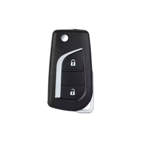 TELEMANDO PLEGABLE TOYOTA AYGO 2014+ 2 BOT TOY48