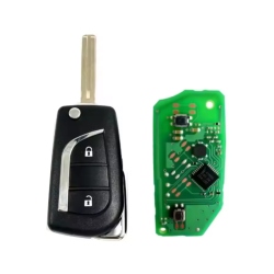 TELEMANDO PLEGABLE TOYOTA AYGO 2014+ 2 BOT TOY48