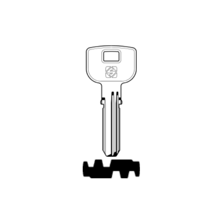 LLAVE LATON SEGURIDAD ECOTOP
