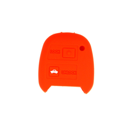 FUNDA MANDO TOYOTA ROJO 2 BOTONES