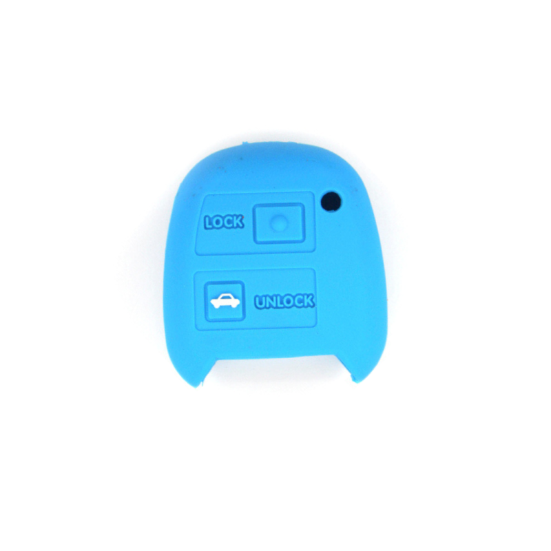 FUNDA MANDO TOYOTA AZUL 2 BOTONES