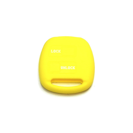 FUNDA MANDO TOYOTA AMARILLO 2 BOTONES