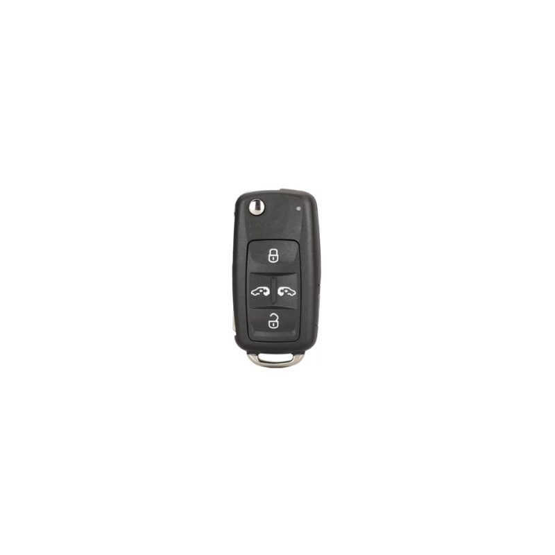 CARCASA PLEGABLE VW-SEAT-SKODA HU66 4 BOTONES