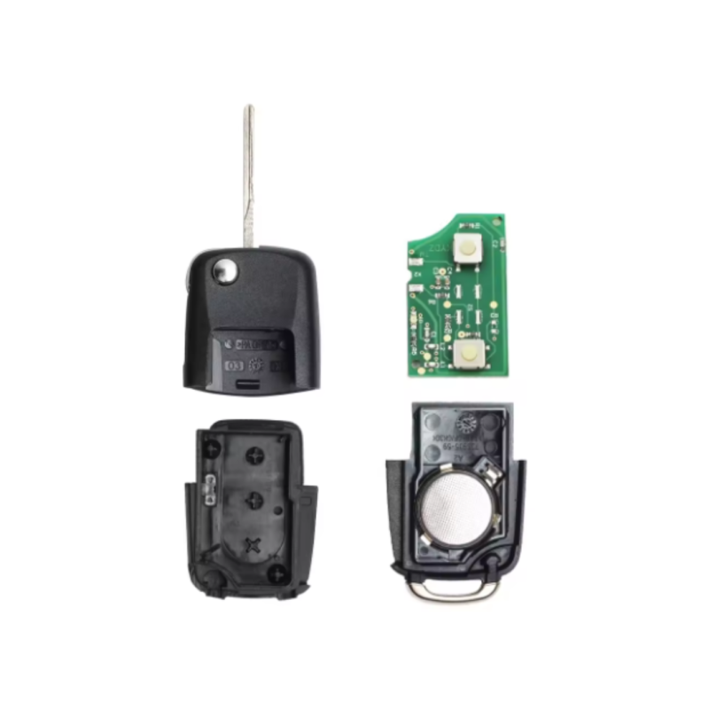 TELEMANDO PLEGABLE VW TOUAREG 2002+ ID46  3 BOT