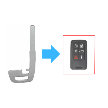 ESPADIN MANDO KEYLESS VOLVO V50 2005-2012  HU101