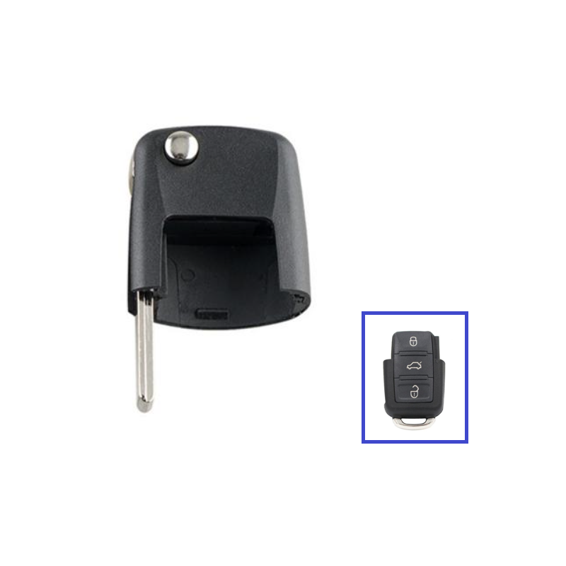ENCASTRE PARA MANDO PLEG. VAG SIN TRANSPONDER HU66
