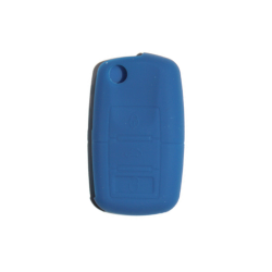 FUNDA MANDO VW- SEAT-SKODA AZUL 3 BOTONES