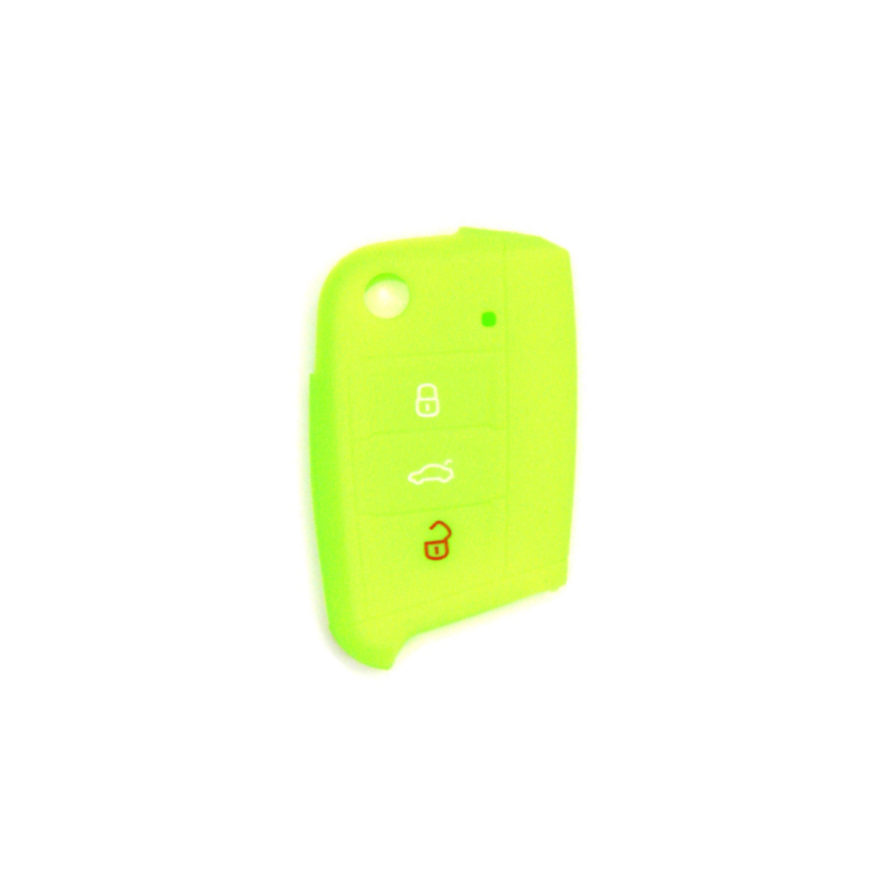 FUNDA MANDO VW-SEAT-SKODA VERDE 3 BOTONES